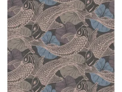 AS-Creation A. S. Creation Vliestapete Metropolitan Stories II Mio Koi Karpfen Grau Blau FSC* Tapetenmuster