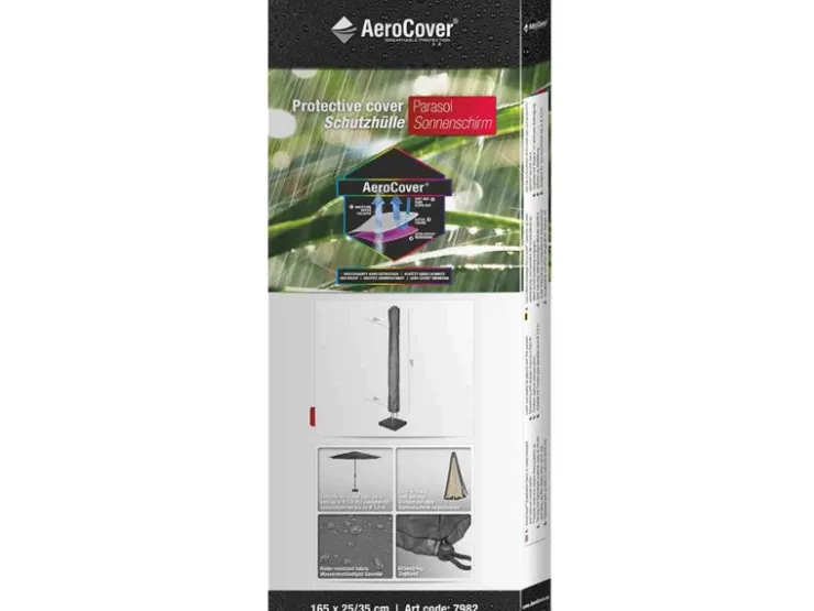 Aerocover Schutzhülle für Markt-/ Mittelstockschirme 165cm x 25/35cm Anthrazit* Leitern