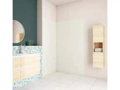AICA 210cm Eckprofil mit Kantenprofil Aluminium Profil für 3mm Aluverbundplatte Matt Weiß* Stühle