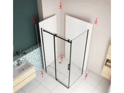 AICA 210cm Kantenprofil Aluminium Profil für 3mm Aluverbundplatte Matt Weiß* Regal Weiß