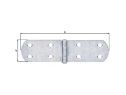 Alberts Kistenband Dickschichtpassiviert 135 x 35 x 2 mm* Stifte