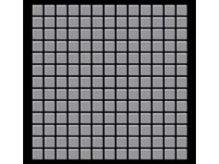 ALLOY Mosaik Fliese Massiv Metall Edelstahl Matt Grau 1,6mm Stark Mosaic-s-s-ma 1 Paket mit 10 Matten 1,04 m2 Grau* Mosaik