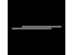 ALLOY Mosaik Fliese Massiv Metall Edelstahl Marine Gebürstet Grau 1,6mm Avenue-s-s-mb 1 Paket mit 10 Matten 0,74 m2 Grau* Mosaik