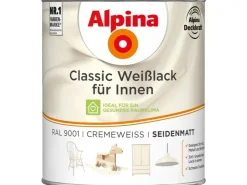 Alpina Classic Weißlack für Innen seidenmatt 750 ml* Stühle|Grundierung