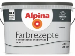 Alpina Farbrezepte matt 2,5 Liter* Innenfarben