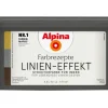 Alpina Farbrezepte Linien-Effekt Weiß 4,5 Liter