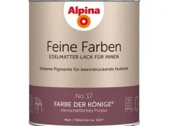 Alpina Feine Farben Lack No. 17 Farbe der Könige® Lila edelmatt 750 ml