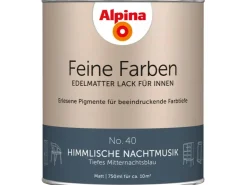 Alpina Feine Farben Lack No. 40 Himmlische Nachtmusik® Blau edelmatt 750 ml* Buntlacke|Grundierung