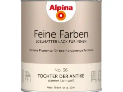 Alpina Feine Farben Lack No. 36 Tochter der Antike® Weiß edelmatt 750 ml* Buntlacke|Grundierung