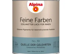 Alpina Feine Farben Lack No. 39 Quelle der Gelehrten® Blau edelmatt 750 ml