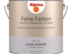 Alpina Feine Farben No. 20 Leiser Moment Grau-Lila edelmatt 2,5 l* Innenfarben