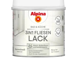 Alpina Fliesenlack Bad & Küche 3-in-1 Baumwollweiß 500 ml* Speziallacke