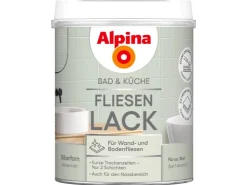 Alpina Fliesen-Lack Bad & Küche 2 Komponenten Silberfarn Seidenmatt 750 ml* Speziallacke