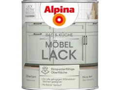 Alpina Möbel-Lack Bad & Küche Silberfarn Seidenmatt 750 ml