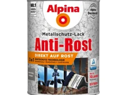Alpina Metallschutz-Lack Anti-Rost Hammerschlag 2,5 Liter* Speziallacke
