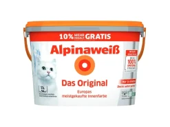 Alpina Wandfarbe weiß Das Original Weiß Matt 11 l