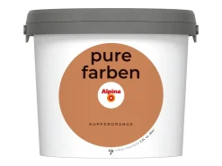 Alpina Wandfarbe Pure Farben Kupferorange 2,5 l* Innenfarben
