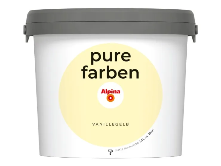 Alpina Wandfarbe Pure Farben 2,5 l* Innenfarben