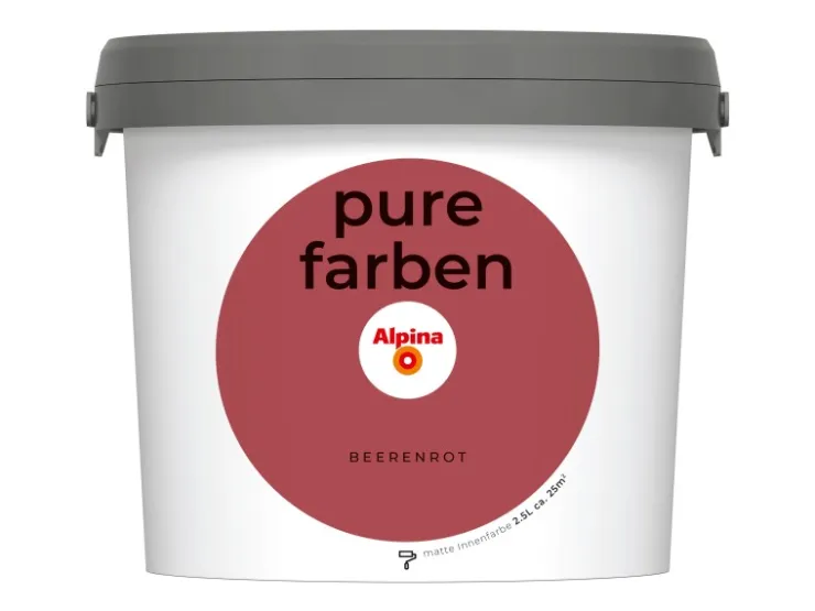 Alpina Wandfarbe Pure Farben 2,5 l