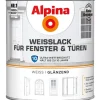 Alpina Weißlack für Fenster & Türen glänzend 2 Liter* Weißlacke