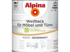Alpina Weißlack für Möbel & Türen seidenmatt 750 ml