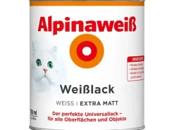 Alpina weiß Weißlack extra matt 750 ml