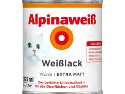 Alpina weiß Weißlack extra matt 125 ml