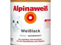 Alpina weiß Weißlack seidenmatt 750 ml* Grundierung