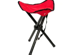 AMANKA Campinghocker 28 x 28 x 36 cm bis 150 kg Belastbar Rot* Hocker