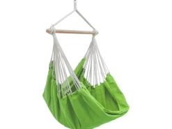 AMANKA Hängesessel bis 150 kg Belastbar 185x 130 cm Limetten-* Sessel