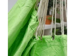 AMANKA Hängesessel bis 150 kg Belastbar 185x 130 cm Limetten-* Sessel