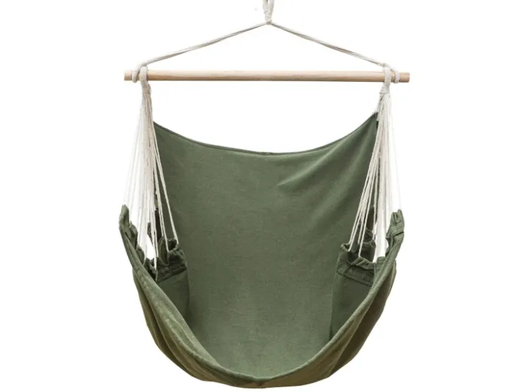 AMANKA XL-Hängesessel bis 100 kg Belastbar 155 x 125 cm Moos