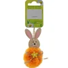 Anhänger Hase 4,5 cm x 4,5 cm x 9 cm Orange* Ostern