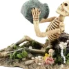 Aquarium-Dekofigur Skelett mit Schatz* Terraristik