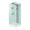 AcquaVapore AquaVapore Duschkabine Komplettdusche D38-00L1 Fertigdusche Dusche 80x80 cm* Hocker