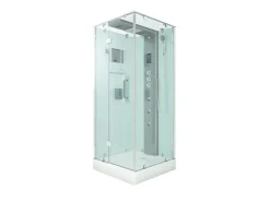 AcquaVapore AquaVapore Duschkabine Komplettdusche D38-00L1 Fertigdusche Dusche 80x80 cm* Hocker
