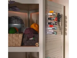 AR Shelving Eckregal Erweiterungmodul Rivet Style 48 x 70 x 40 cm Grauweiß FSC®* Eckregale