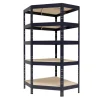 AR Shelving Rivet Eck-Schwerlastregal 180 x 90 x 45 cm 5 Böden Anthrazit FSC®* Holzregale|Eckregale