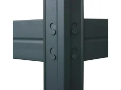 AR Shelving Rivet Eck-Schwerlastregal 180 x 90 x 45 cm 5 Böden Anthrazit FSC®* Holzregale|Eckregale