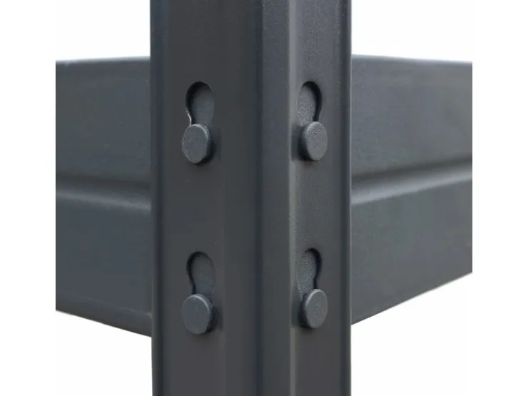 AR Shelving Rivet Schwerlastregal 180 x 150 x 60 cm 4 Böden Anthrazit FSC®* Kellerregale|Holzregale