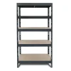 AR Shelving Rivet Schwerlastregal 180 x 90 x 45 cm 5 Böden Anthrazit FSC®* Holzregale