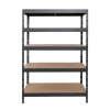 AR Shelving Rivet Schwerlastregal 180 x 120 x 45 cm 5 Böden Anthrazit FSC®* Kellerregale|Holzregale