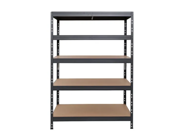 AR Shelving Rivet Schwerlastregal 180 x 120 x 45 cm 5 Böden Anthrazit FSC®* Kellerregale|Holzregale