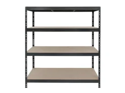 AR Shelving Rivet Schwerlastregal 180 x 150 x 45 cm 4 Böden Anthrazit FSC®