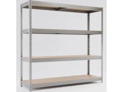 AR Shelving Schwerlast-Steckregal Bullrack Rivet 200 x 200 x 60 cm FSC®