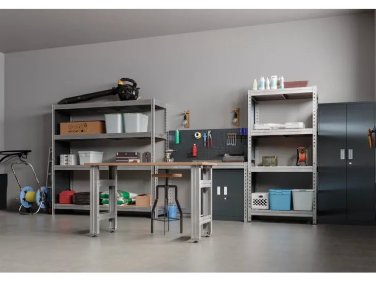 AR Shelving Schwerlast-Steckregal Bullrack Rivet 200 x 200 x 60 cm FSC®