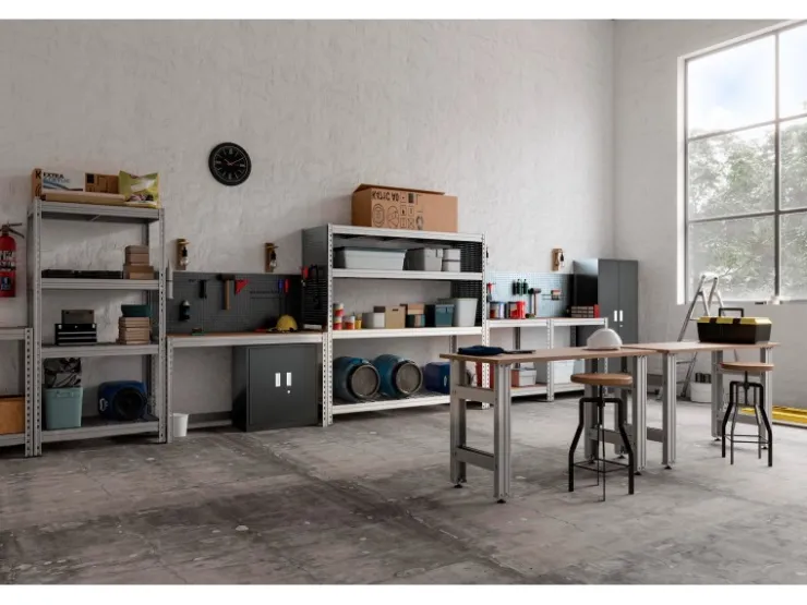 AR Shelving Schwerlast-Steckregal Bullrack Rivet 200 x 200 x 60 cm FSC®
