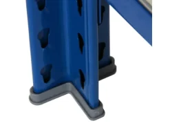 AR Shelving T Profile Steckregal Blau & Verzinkt 250x100x30 cm 4 Böden 180 kg