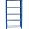 AR Shelving T Profile Steckregal Blau & Verzinkt 200 x 80 x 30 cm 5 Böden 180 kg* Büroregale