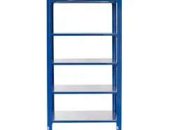 AR Shelving T Profile Steckregal Blau & Verzinkt 200 x 80 x 30 cm 5 Böden 180 kg* Büroregale